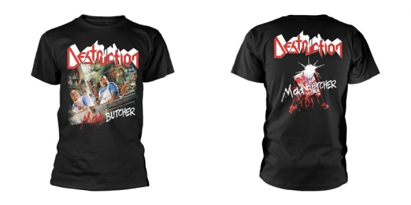 Destruction - T/S Mad Butcher (L) i gruppen MERCHANDISE / T-shirt / Heavy Metal hos Bengans Skivbutik AB (5507738)