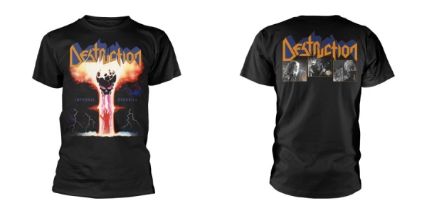 Destruction - T/S Infernal Overkill (Xl) i gruppen MERCHANDISE / T-shirt / Heavy Metal hos Bengans Skivbutik AB (5507743)