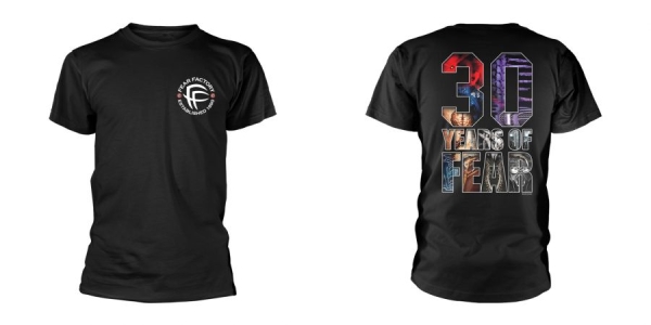 Fear Factory - T/S 30 Years Of Fear (Xxxl) i gruppen MERCH / Klær / T-skjorter hos Bengans Skivbutik AB (5508172)
