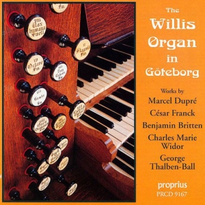 Fredrik Albertsson & Magnus Kjellso - The Willis Organ In Gothenburg i gruppen CD / Klassisk hos Bengans Skivbutik AB (5508262)