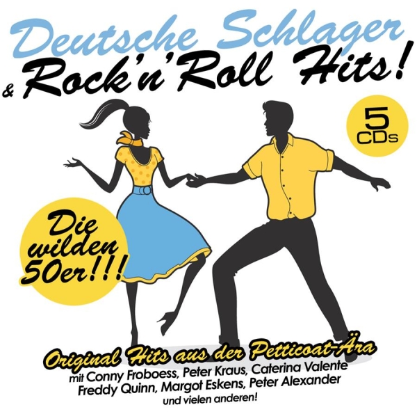 Deutsche Schlager & Rock'n'roll Hit - Various i gruppen CD / Toppselgere hos Bengans Skivbutik AB (550830)