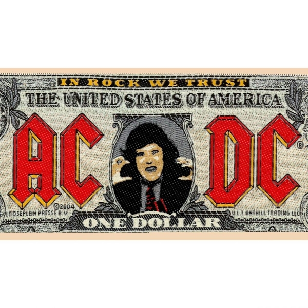 Ac/Dc - Patch - Bank Note i gruppen MERCHANDISE / Accessoarer / Heavy Metal hos Bengans Skivbutik AB (5508609)
