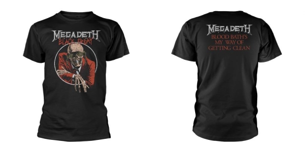 Megadeth - T/S Black Friday (L) i gruppen MERCH / Klær / T-skjorter hos Bengans Skivbutik AB (5508935)