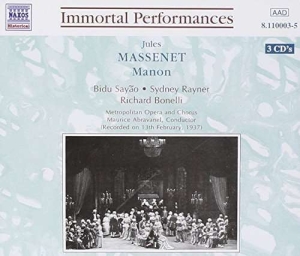 Massenet Jules - Massenet: Manon i gruppen CD hos Bengans Skivbutik AB (5510026)