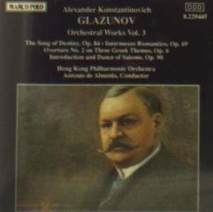 Glazunov Alexander - Song Of Destiny/Ov i gruppen CD / Klassisk hos Bengans Skivbutik AB (5510084)