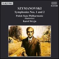 Szymanowski Karol - Szymanowski: Symphony Nos. 1 & 2 i gruppen CD / Klassisk hos Bengans Skivbutik AB (5510092)