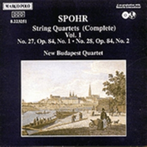 Spohr Louis - String Quartet Op 84 1 & 2 i gruppen CD hos Bengans Skivbutik AB (5510093)