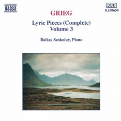 Grieg Edvard - Lyric Pieces Vol 3 i gruppen CD / Klassisk hos Bengans Skivbutik AB (5511068)