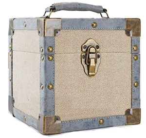 Vinyl Storage - 7 Inch 50 Record Carry Case Cream.. i gruppen Labels /  hos Bengans Skivbutik AB (5512360)
