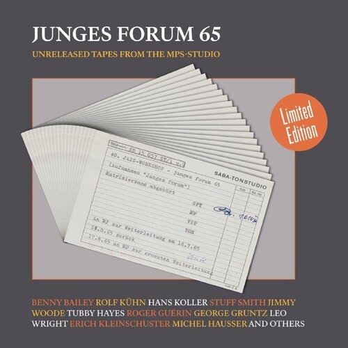 Kühn Rolf / Koller Hans / Wright - Junges Forum 65 i gruppen Annet / hos Bengans Skivbutik AB (5512967)