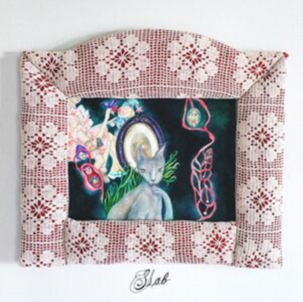 Wombo - Slab / Keesh Mountain (Cloudy Clear i gruppen VINYL / Pop-Rock hos Bengans Skivbutik AB (5513041)