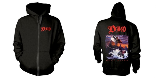 Dio - Zip-Hood - Holy Diver (S) i gruppen MERCH / Klær / Hettegensere hos Bengans Skivbutik AB (5513159)