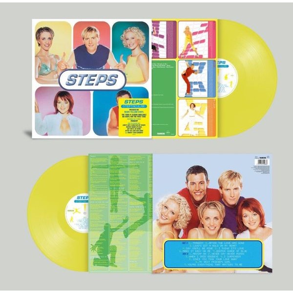 Steps - Steptacular (140G Neon Yellow Vinyl) i gruppen VINYL / Pop-Rock hos Bengans Skivbutik AB (5513414)