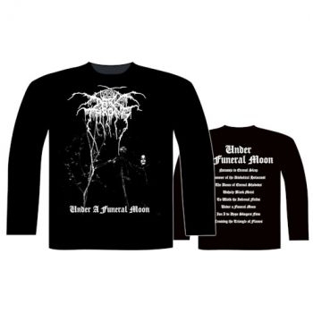 Darkthrone - L/S Under A Funeral Moon (Xl) i gruppen MERCH / Klær / T-skjorter hos Bengans Skivbutik AB (5513743)