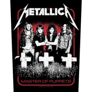 Metallica - Back Patch - Master Of Puppets Band i gruppen MERCHANDISE / Tøypatch / Heavy Metal hos Bengans Skivbutik AB (5513761)