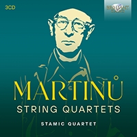 Martinu Bohuslav - String Quartets (3Cd) i gruppen CD / Klassisk hos Bengans Skivbutik AB (5514291)