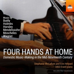 Stephanie Mccallum Erin Helyard - Four Hands At Home - Domestic Music i gruppen CD / Klassisk hos Bengans Skivbutik AB (5514309)
