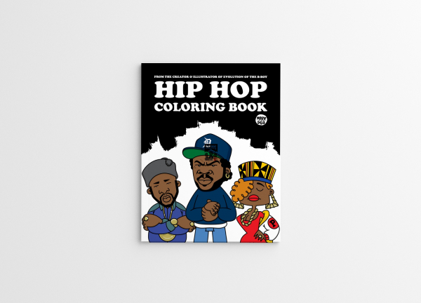 Mark 563 - Hip Hop Coloring Book i gruppen Annet / hos Bengans Skivbutik AB (5514391)