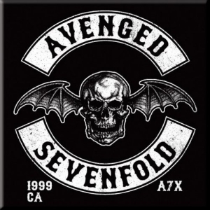 Avenged Sevenfold - Fridge Magnet: Death Bat Crest i gruppen MERCHANDISE / Magnet / Heavy Metal hos Bengans Skivbutik AB (5516012)