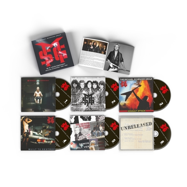Michael Schenker Group - Is It Loud Enough? Michael Schenker 1980-1983 i gruppen CD / Toppselgere hos Bengans Skivbutik AB (5516446)