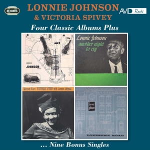 Johnson Lonnie /Spivey Victoria - Four Classic Albums Plus i gruppen VI TIPSER / Fredagsutgivelser / Fredag Den 23:e Februari 2024 hos Bengans Skivbutik AB (5516517)