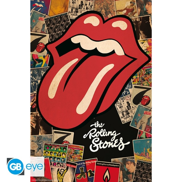 Rolling Stones - Poster Maxi Collage 91,5X61 i gruppen MERCHANDISE / Poster / Pop-Rock hos Bengans Skivbutik AB (5516626)