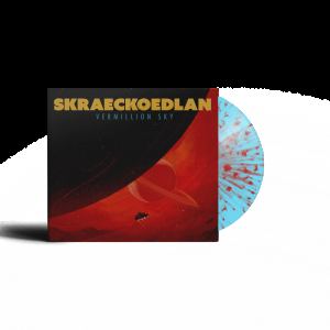 Skraeckoedlan - The Vermillion Sky (Ltd Blue Vinyl with Red Splatter) i gruppen VINYL hos Bengans Skivbutik AB (5516787)