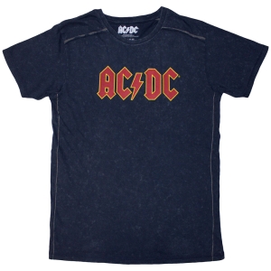 Ac/Dc - Logo Snow Wash Uni Navy    i gruppen MERCH / Minsishops-merch / Ac/Dc hos Bengans Skivbutik AB (5517155r)