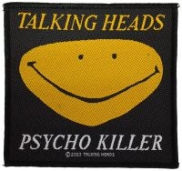 Talking Heads - Patch Psycho Killer (9,5 X 10 Cm) i gruppen MERCHANDISE / Tøypatch / Pop-Rock hos Bengans Skivbutik AB (5517860)