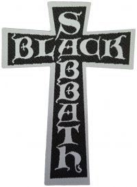 Black Sabbath - Patch Cross Logo Cut Out (10 X 7,3 i gruppen VI TIPSER / Fredagsutgivelser / Fredag Den 16:e Februari 2024 hos Bengans Skivbutik AB (5517870)