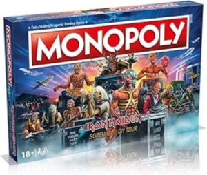 Iron Maiden - Iron Maiden Monopoly i gruppen MERCHANDISE / Selskapsspill /  hos Bengans Skivbutik AB (5518544)