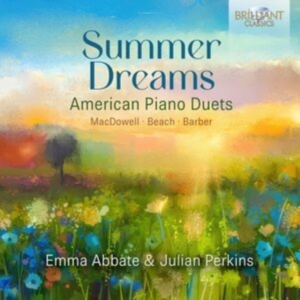 Emma Abbate Julian Perkins - Summer Dreams - American Piano Duet i gruppen CD / Klassisk hos Bengans Skivbutik AB (5518773)