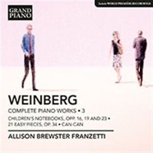 Weinberg - Piano Works Vol 3 i gruppen Externt_Lager / Naxoslager hos Bengans Skivbutik AB (552053)