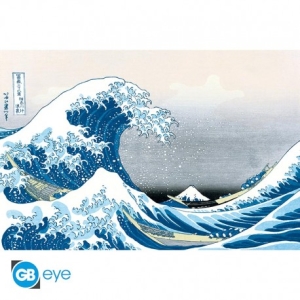 Poster  - Hokusai - Great Wave 91.5 X 61Cm i gruppen MERCHANDISE / Poster hos Bengans Skivbutik AB (5520680)
