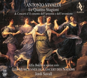 Jordi Savall & Alfia Bakieva & Les Music - Antonio Vivaldi: Le Quattro Stagioni i gruppen CD hos Bengans Skivbutik AB (5521621)