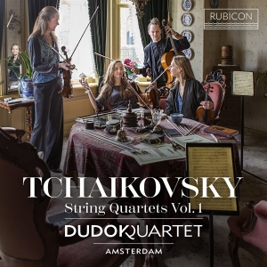 Dudok Quartet Amsterdam - Tchaikovsky: String Quartets Vol. 1 - No. 1 & 2 i gruppen CD / Klassisk hos Bengans Skivbutik AB (5521622)