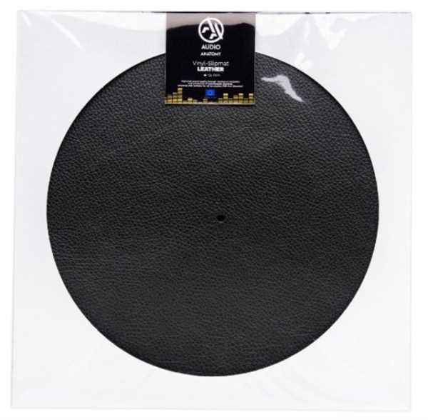 Vinyltillbehör - Slipmat Leather Black i gruppen VinylTilbehør hos Bengans Skivbutik AB (5523352)
