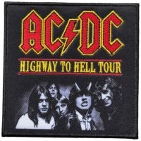 Ac/Dc - Patch Higway To Hell Tour (10 X 9,9 i gruppen MERCHANDISE / Accessoarer / Metal hos Bengans Skivbutik AB (5523486)