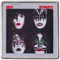 Kiss - Patch Dynasty (8,8 X 8,8 Cm) i gruppen MERCHANDISE / Tøypatch / Heavy Metal hos Bengans Skivbutik AB (5523488)