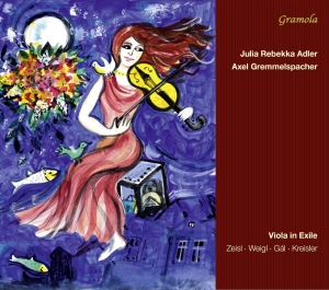 Adler Julia Rebekka - Viola In Exile i gruppen CD hos Bengans Skivbutik AB (5524259)