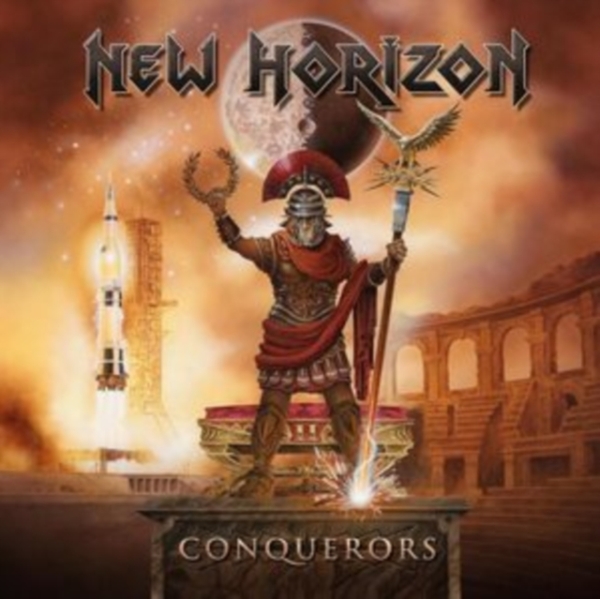 New Horizon - Conquerors (Orange Marble Vinyl) i gruppen VINYL / Metal hos Bengans Skivbutik AB (5524421)