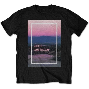 The 1975 - Shes American Uni Bl    i gruppen MERCHANDISE / T-shirt / Pop-Rock hos Bengans Skivbutik AB (5524558)