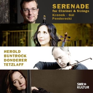 Kilian Herold & Barbara Buntrock & Florian Donderer  & Tanja Tetzlaff - Serenade For Clarinet & Strings i gruppen Annet /  hos Bengans Skivbutik AB (5525457)