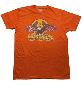 Aerosmith - Eagle Uni Orange i gruppen MERCH / T-Shirt / Rockoff_Nya April24 hos Bengans Skivbutik AB (5525795r)