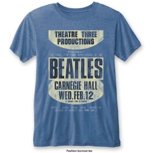 The Beatles - Carnegie Hall Bo Uni Blue i gruppen MERCH / T-Shirt / Rockoff_Nya April24 hos Bengans Skivbutik AB (5527418r)