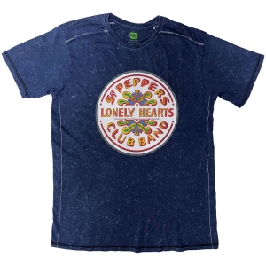 The Beatles - Sgt Pepper Drum Snow Wash Uni Navy    i gruppen MERCH / T-Shirt / Rockoff_Nya April24 hos Bengans Skivbutik AB (5527450r)