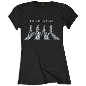 The Beatles - Crossing Diamante Lady Bl    i gruppen MERCH / T-Shirt / Rockoff_Nya April24 hos Bengans Skivbutik AB (5527823r)