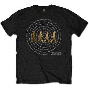 The Beatles - Abbey Road Songs Swirl Uni Bl    i gruppen MERCH / T-Shirt / Rockoff_Nya April24 hos Bengans Skivbutik AB (5528319r)
