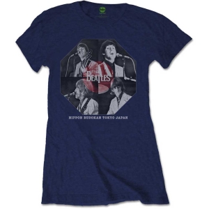 The Beatles - Budokan Octagon Lady Navy    i gruppen MERCH / T-Shirt / Rockoff_Nya April24 hos Bengans Skivbutik AB (5528332r)
