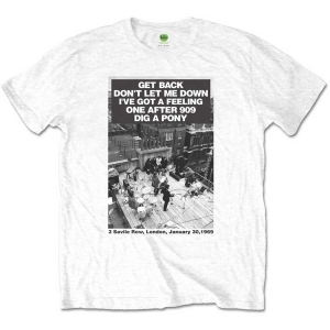 The Beatles - Rooftop Songs Uni Wht    i gruppen MERCH / T-Shirt / Rockoff_Nya April24 hos Bengans Skivbutik AB (5528370r)
